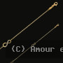 Bracelet Or infini oxydes de zirconium