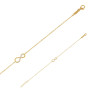 Bracelet Or infini oxydes de zirconium