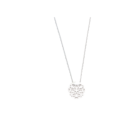 Collier Fleurs ajourés Argent