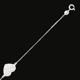 Bracelet Coeurs ajourés Argent