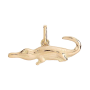 Pendentif Crocodile MM Or Jaune