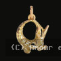 Pendentif Crocodile GO Or Jaune