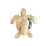 Pendentif Tortu océani et Tropik Or Jaune