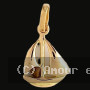 Pendentif Créoles Bateau a Voilier Or Jaune