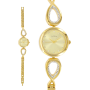 Montre Lutetia boîtier bracelet doré