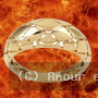 Bague Jonc écaille 6mm Or 18 Carats