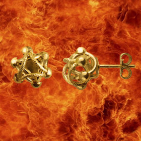 Boucles d'oreilles Cyclone Or 18 Carats