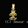 Pendentif Sauvage 11x6mm Or Jaune 18 Carats