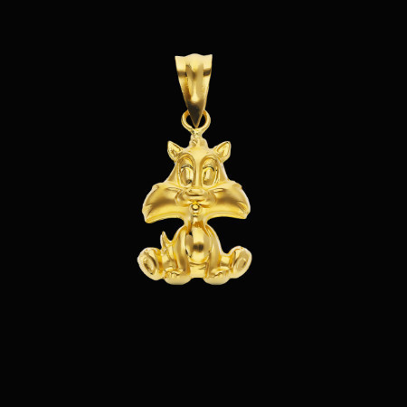 Pendentif Silvestre 19x12mm Or 18 Carats