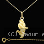 Pendentif Chaine Carte de la Martinique Or
