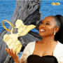 Pendentif Chaine Carte de la Guadeloupe Or