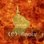 Pendentif carte de la Guyane 22mm Or