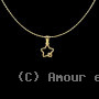 Pendentif Chaine Mini Etoile Zircone Or