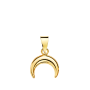 Pendentif Chaine Mini Corne Brillant Or
