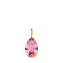 Pendentif Chaine Griffes Zirconium Rose Or