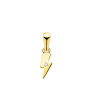 Pendentif Chaine Foudre et Oxyde Zirconium Or