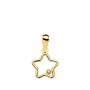 Pendentif Chaine Mini Etoile Zircone Or