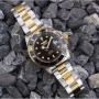 Montre Homme Auto Acier Pro Diver Argent/Noir