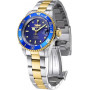 Montre Homme Auto Acier Pro Diver Argent/Bleu