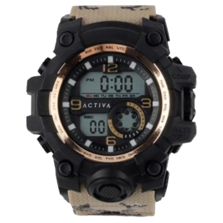 Montre Homme Activa Digital Cadran Beige