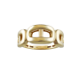 Bague maille Marine 8mm Or jaune 18 Carats