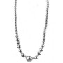 Collier Argent Boules en chute Dégradées