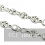 Collier Argent Grain de Café 7MM