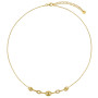 Collier grains de café et 2 ovales ornés d'oxydes