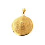 Pendentif Casque Colonial Plaqué or
