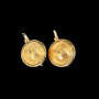 Boucles d'oreilles Créoles Casque Colonial