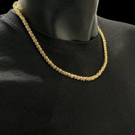 Collier palmier 50cm en acier inoxydable