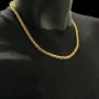 Collier palmier 50cm en acier inoxydable