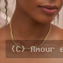 Collier maillons cubains acier inoxydable