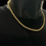 Collier Franco cubains acier inoxydable