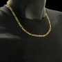 Collier mailles Figaro acier inoxydable