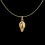 Pendentif Nœud Forçat Chaine maille fantaisie Or