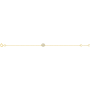 Bracelet grain de café Or oxydes de zirconium