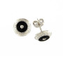 Boucles d'oreilles Argent Tété Créole Clou