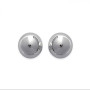 Boucles d'oreilles Argent Clou Boules rhodiées