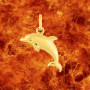 Pendentif Dauphin Or 9 Carats