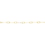 Bracelet fantaisie Motif Ovale Or 9 Carats