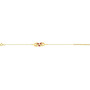 Bracelet Corail Trilogie Plaqué Or