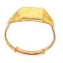 Bague Chevalière Réglable Or