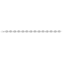 Bracelet Grain de Café 8mm argent