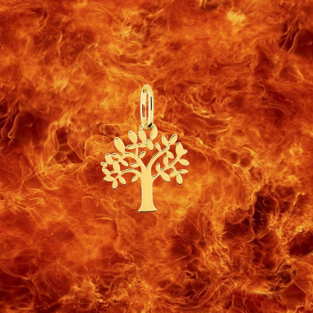 Pendentif motif arbre de vie Or 9 Carats