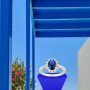 Solitaire Oxyde de Zirconium bleu Argent