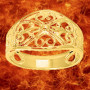 Bague filigrane Mahorais Plaqué Or