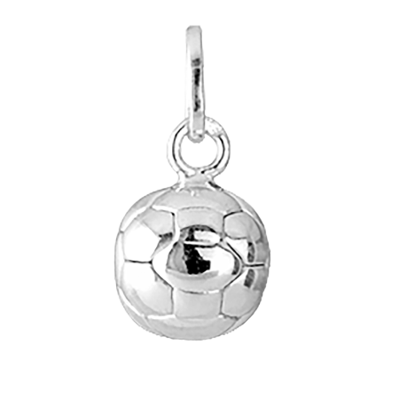 Pendentif Ballon de Foot Argent