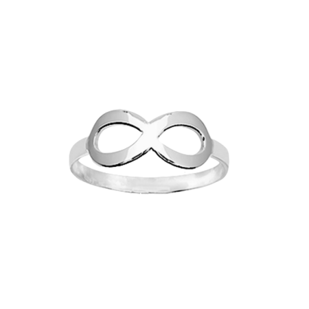 Bague Motif Infini Ajouré Argent