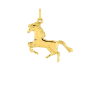 Pendentif cheval en or 9 Carats